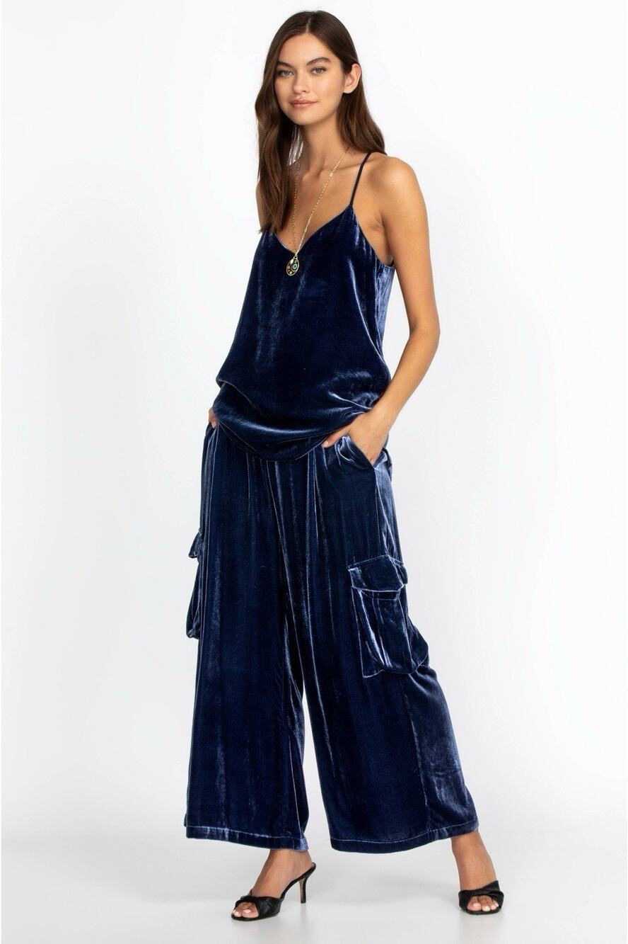 Johnny Was THALIA CARGO PANT Navy XL